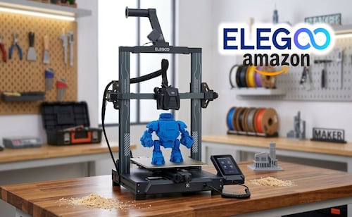 Consigue la ELEGOO Neptune 3 Pro con descuento en Amazon; impresora 3D con extrusor directo de doble engranaje