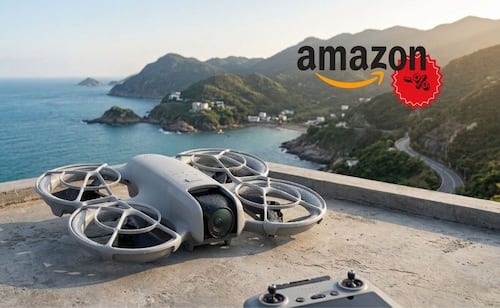 Despega desde tu mano y te sigue solo; el dron ultraligero DJI Neo 4K cae un 34% en Amazon