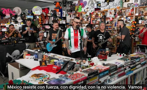 El mensaje de Panteón Rococó por desaparecidos en México en el Tiny Desk; dedica canción a las víctimas