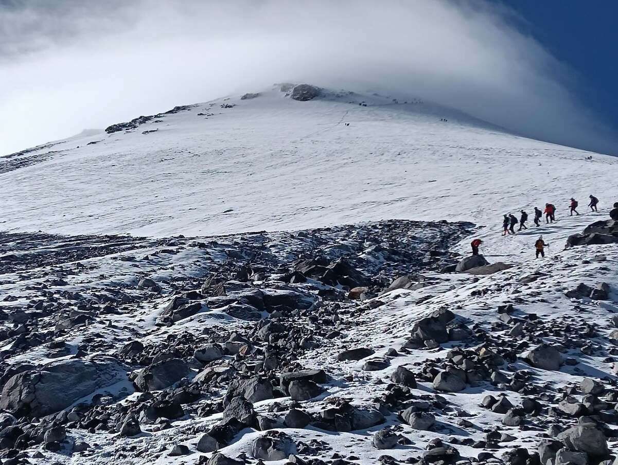 El último glaciar de México está en el Pico de Orizaba y ha perdido hasta siete metros de espesor