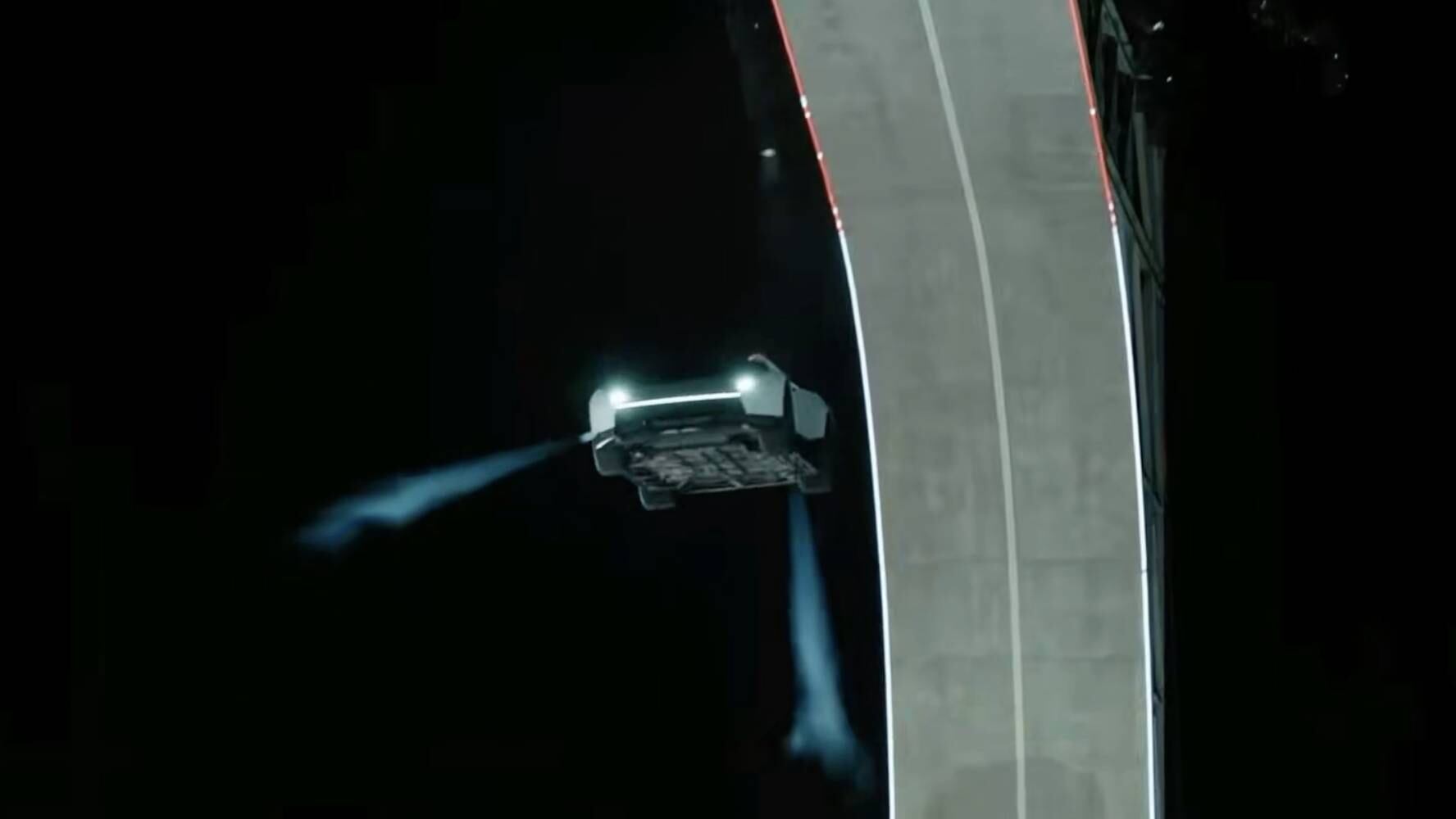 (FOTOS) ‘Los autos voladores SÍ existen’: Nuevo Tesla Roadster hace machincuepas en el aire