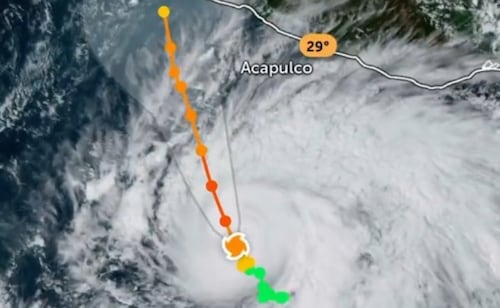 Huracán Vance se fortalece a categoría 2 en las costas de Guerrero y Colima; frente frío 3 se mantiene