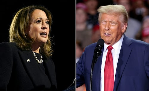 Kamala Harris pide votar contra la "tiranía" de Trump; exvicepresidenta no descarta volver a la contienda presidencial