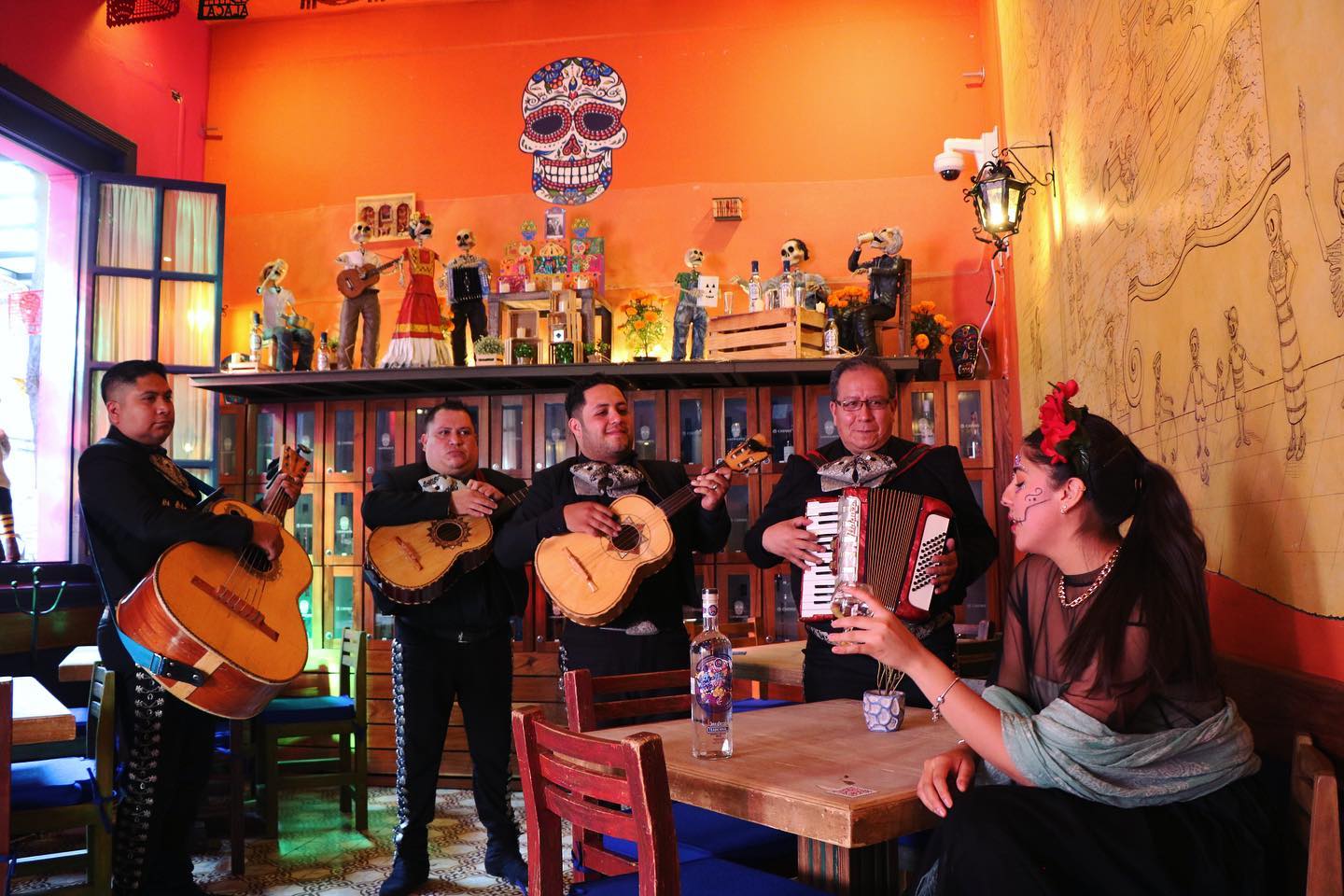 La Calaca, un restaurante de Día de Muertos en Coyoacán