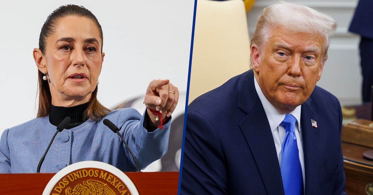 La presidenta está jugando con fuego; Trump es una verdadera amenaza política