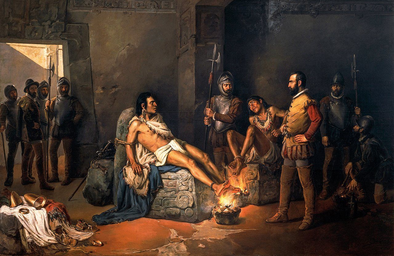 La tortura de Cortés a Cuauhtémoc: la dignidad frente a la deshumanización y violencia
