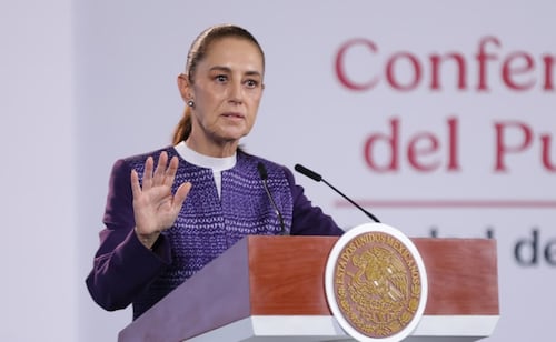 Lemus debe explicar uso de agua y gas lacrimógeno para reprimir protestas, dice Sheinbaum; se opone a privatización del servicio