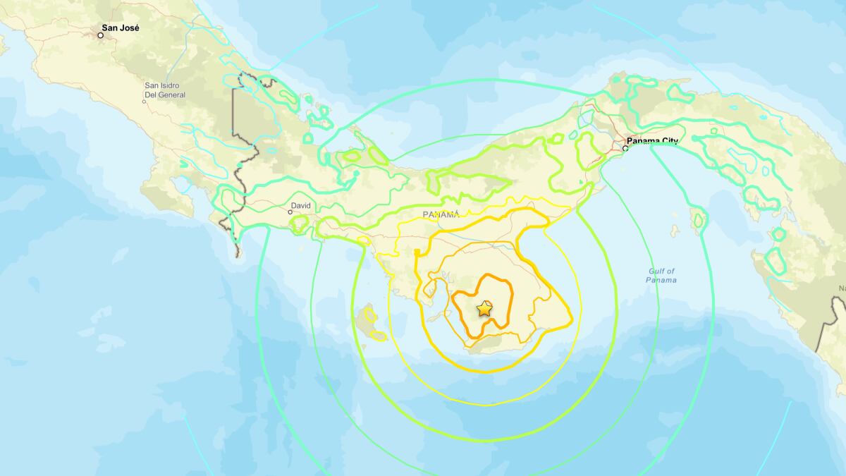 ‘Lo sentimos con mucha fuerza’: Sismo de 7.6 sacude sureste de Panamá