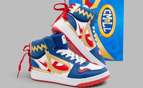 Los tenis Panam edición lucha libre; conoce sus detalles y precios