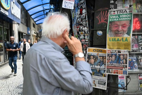 Mercados reciben mal la victoria histórica de Lula; caen la Bolsa y el real