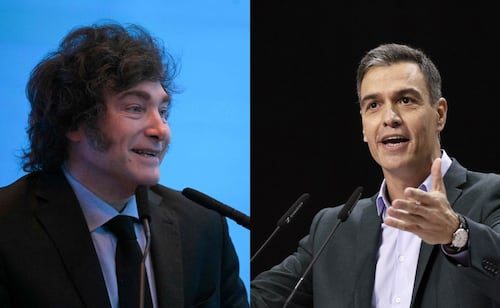 Milei llama "dictador" a Pedro Sánchez, en plena campaña electoral en España; Madrid condena "insultos y calumnias" del argentino