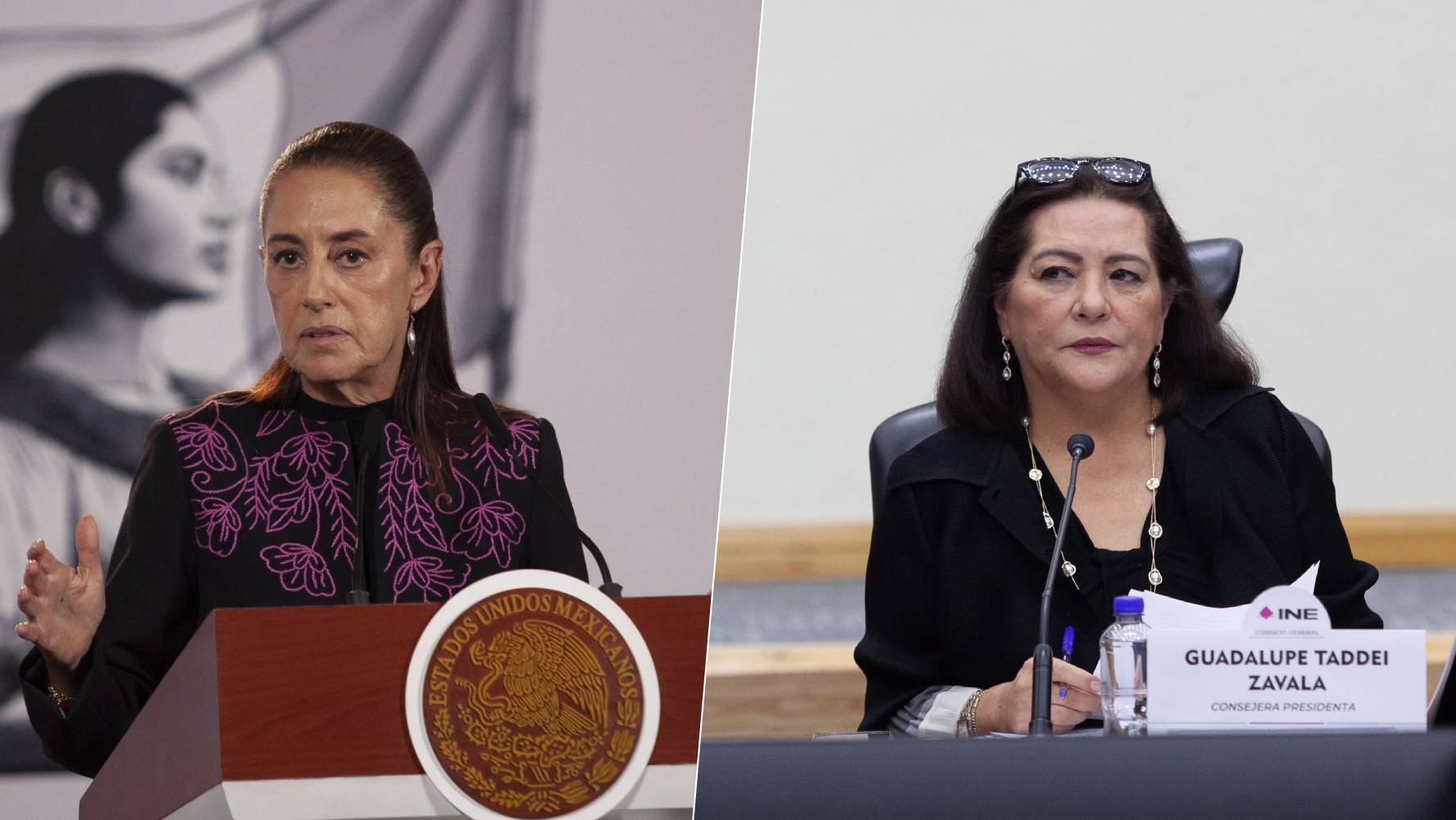 ‘Ni corrupción ni privilegios’, dice Sheinbaum en medio del escándalo de Guadalupe Taddei con el INE