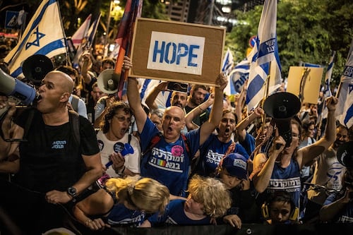 Oposición israelí sale a la calle a 3 días de las elecciones; quiere "restaurar la esperanza"