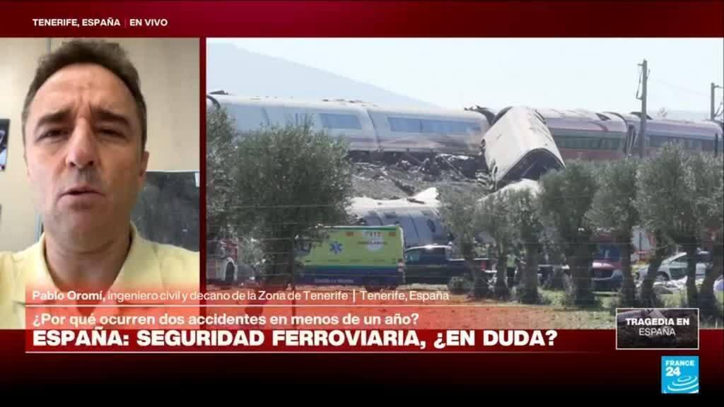 Pablo Oromí: 'Transporte ferroviario español es uno de los más seguros; los accidentes son aislados'