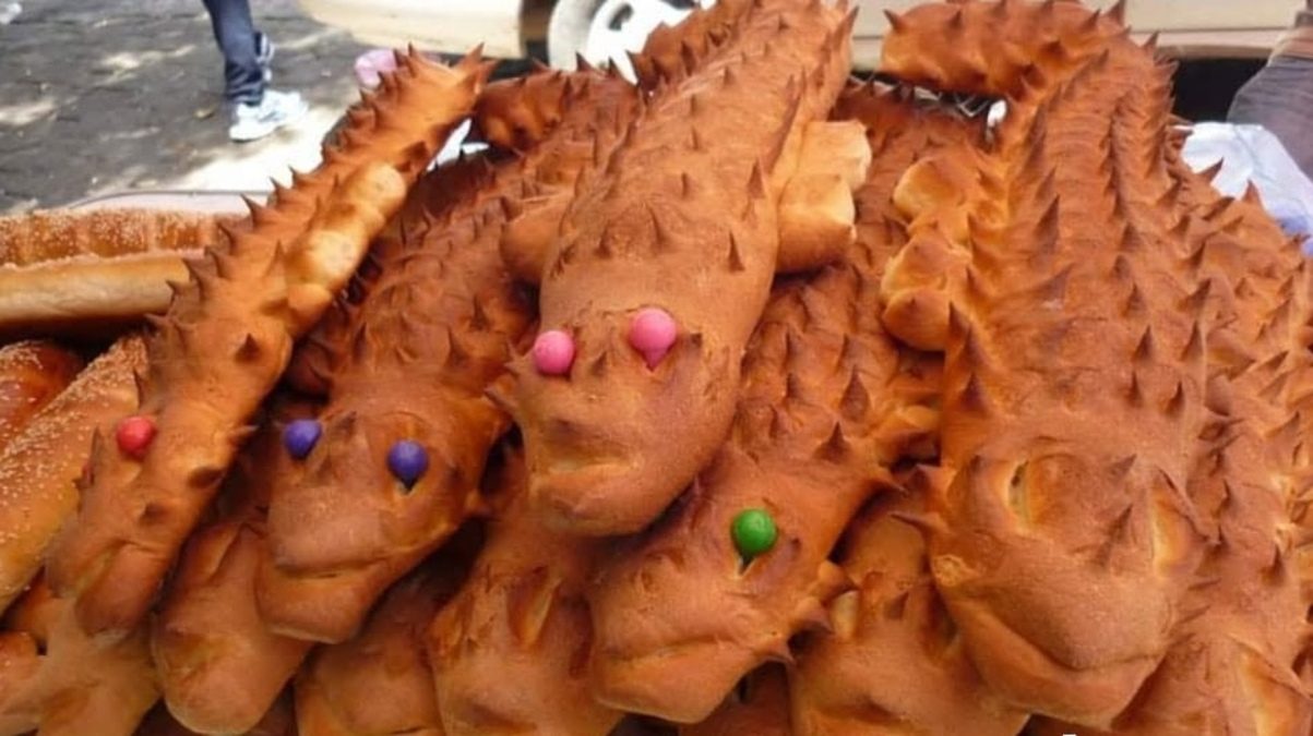 Pan de cocodrilo, la curiosa pieza que puedes encontrar rumbo a Chalma