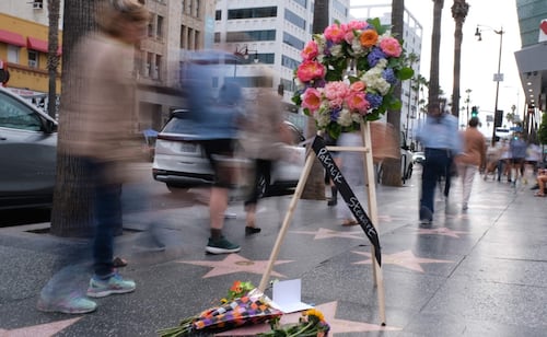 Patrick Stewart recibe flores en su estrella del Paseo de la Fama; sus seguidores le rinden homenaje