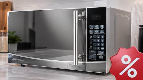 Práctico, elegante y por $1,374 pesos; El microondas Mirage tipo espejo que soluciona el día a día en tu cocina