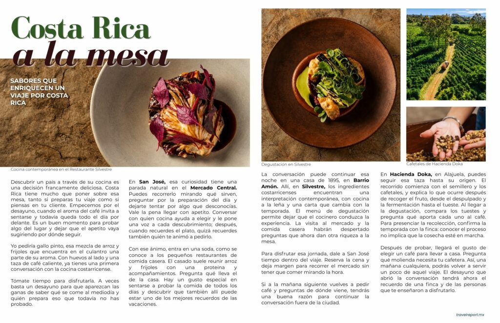 Sabores que enriquecen un viaje por Costa Rica