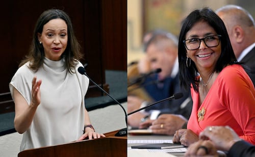 Trump dice que elecciones entre Delcy Rodríguez y Corina Machado serían "interesantes"; proceso electoral sigue sin fecha