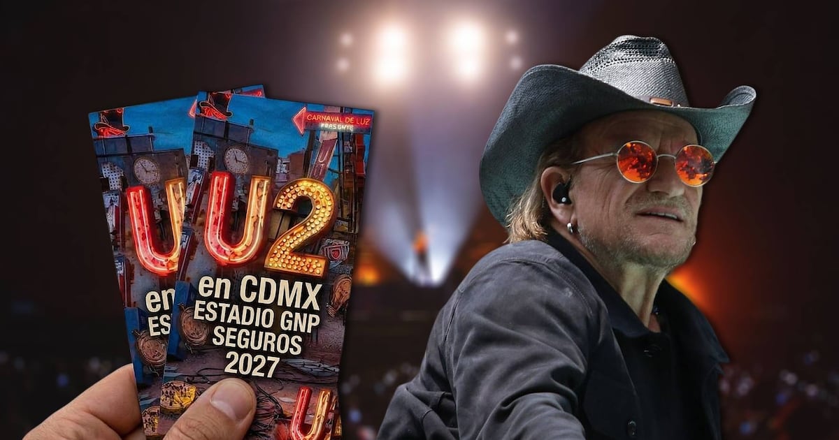U2 añade nueva fecha en CDMX: ¿Cuándo es la preventa de boletos?