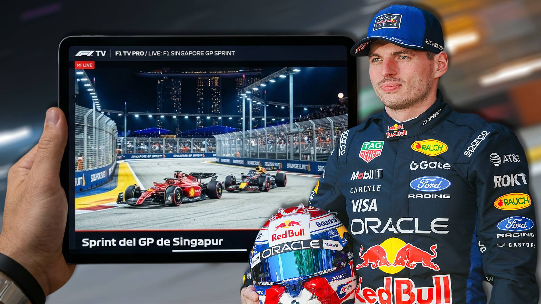 Verstappen doma el caos y gana la sprint del GP de Singapur 2026: ¿Cómo le fue a ‘Checo’ en Marina Bay?
