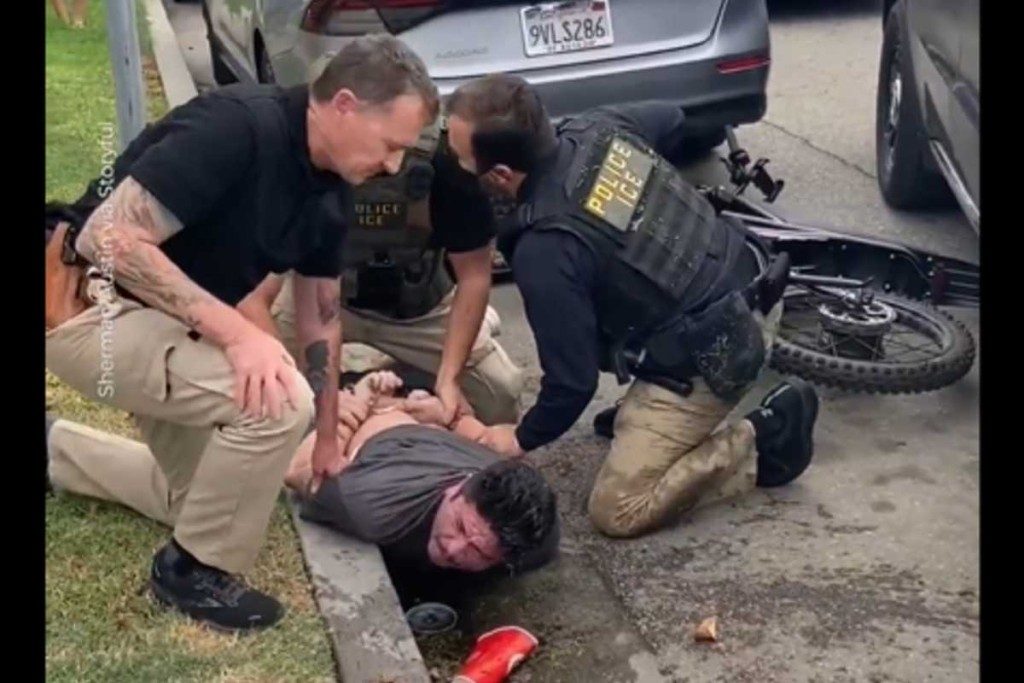 VIDEO l Agentes de ICE intentan arrestar a ciudadano y termina herido en Long Beach