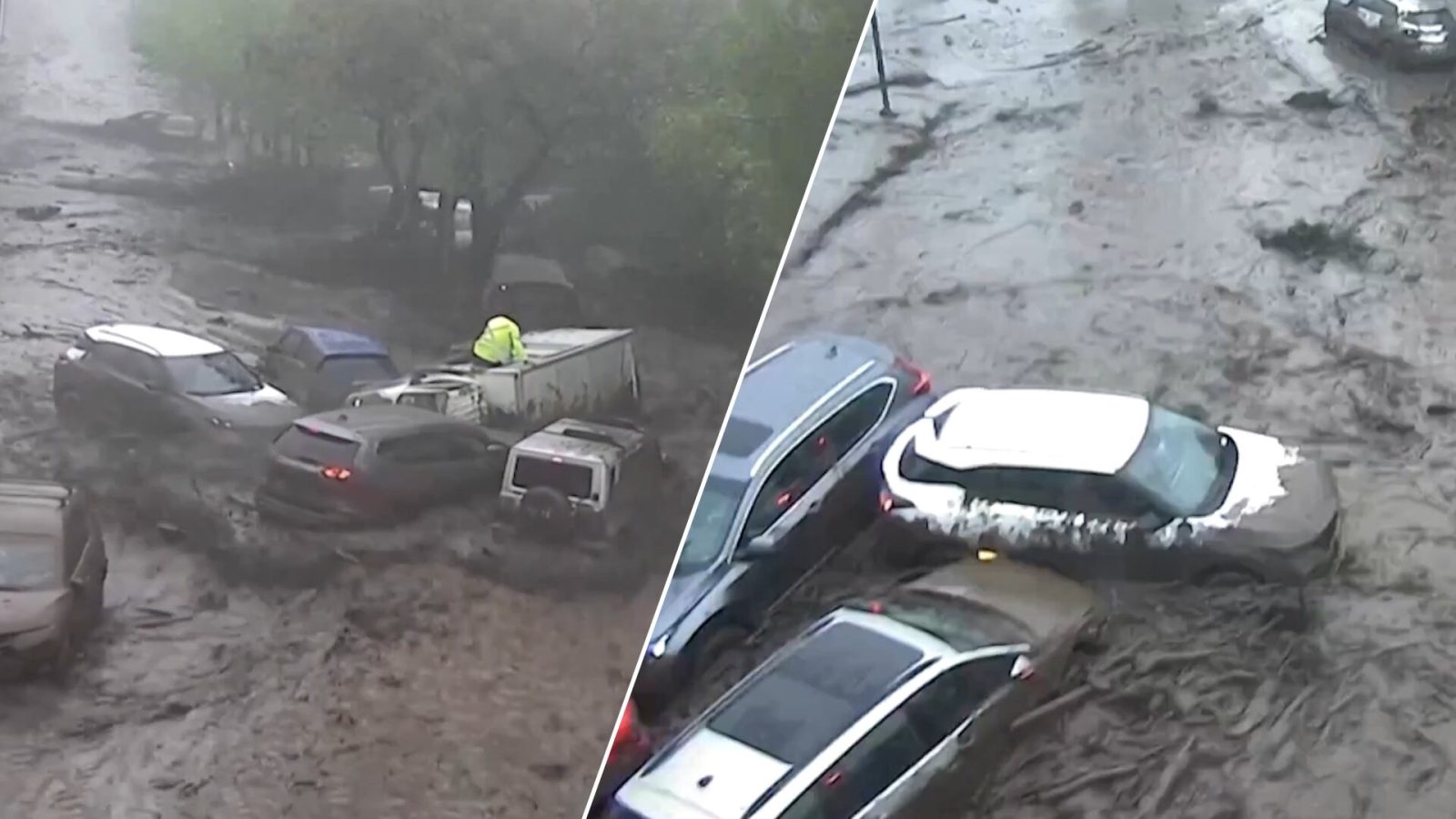 (VIDEOS) Aluvión en Chile: Ríos de lodo arrastran autos tras las históricas lluvias que azotan al país