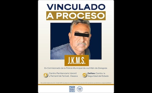 Vinculan a proceso al excomisario de Seguridad Pública de Juchitán; presuntamente brindó protección a “Los Cromos”